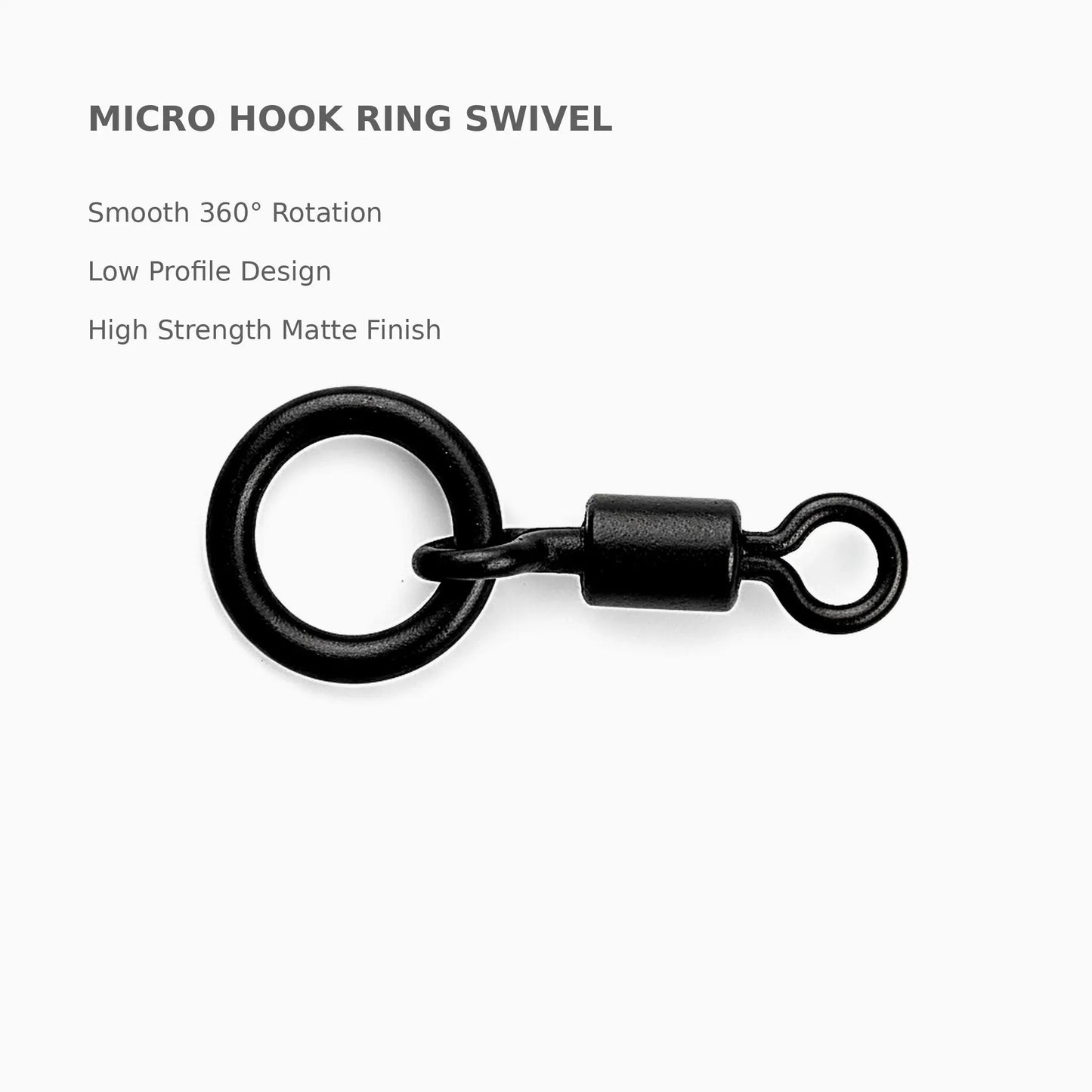 Micro Hook Ring Swivel CBcarptackle
