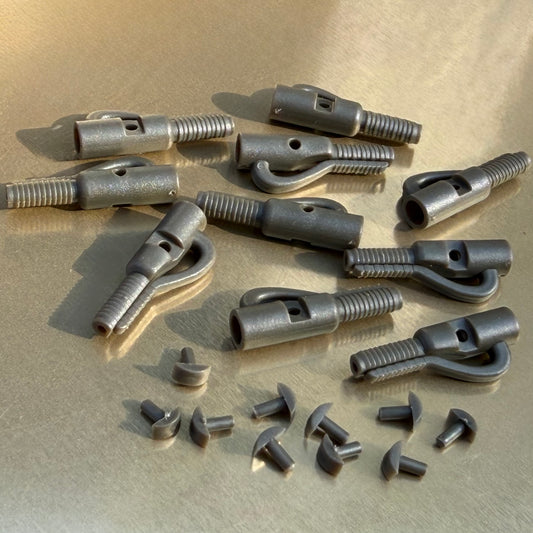 Leadclips With Locking Pins Green CBcarptackle