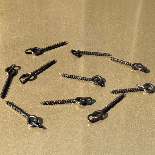 Metal Baitscrew 12mm with oval ring CBcarptackle
