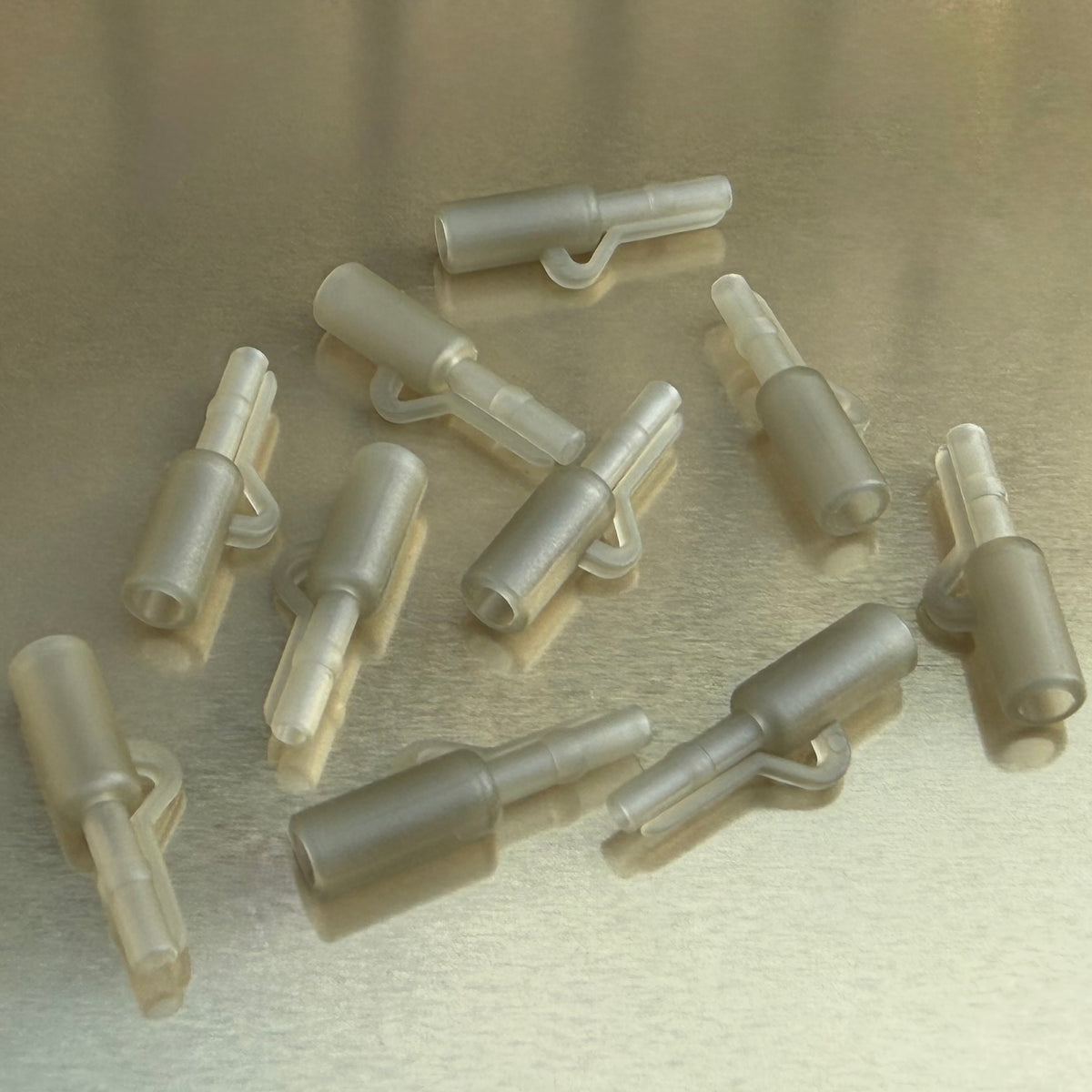 Lead Clips Translucent Brown CBcarptackle