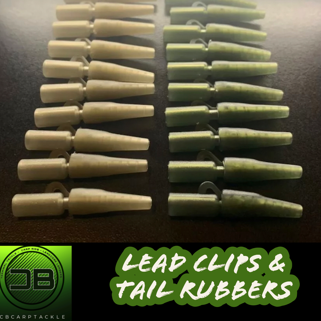 Lead Clips & Tail Rubbers Mixed 40pc kit