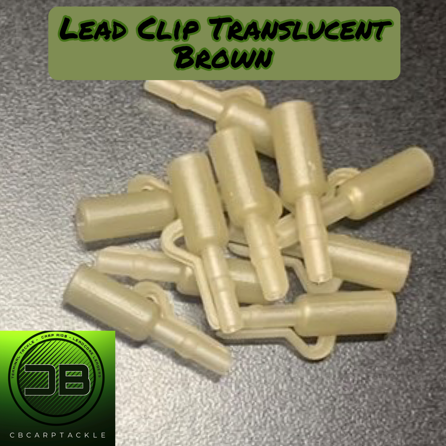 Lead Clips Translucent Brown