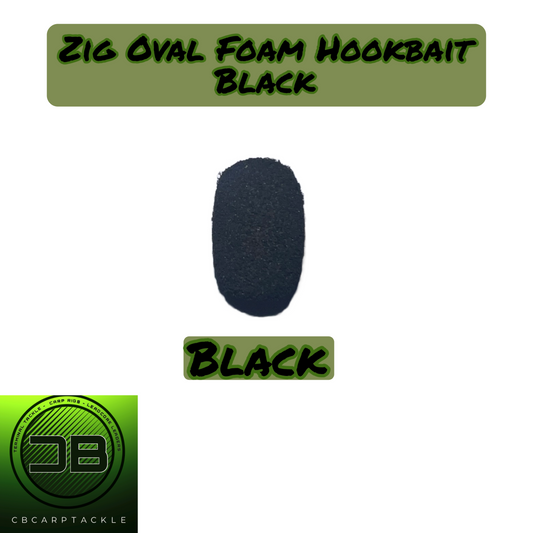 Zig Foam Oval Hookbait Black