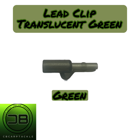 Lead clips translucent green