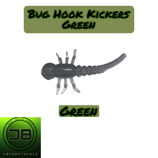 Bug hook kickers translucent green