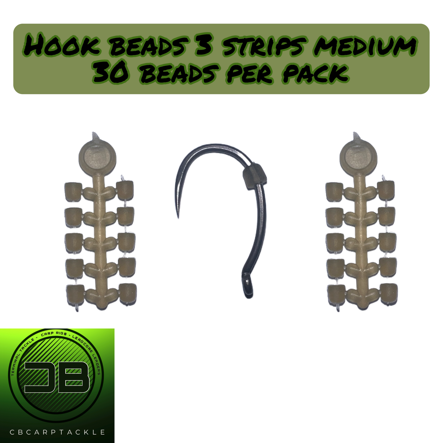 Hook beads on strip