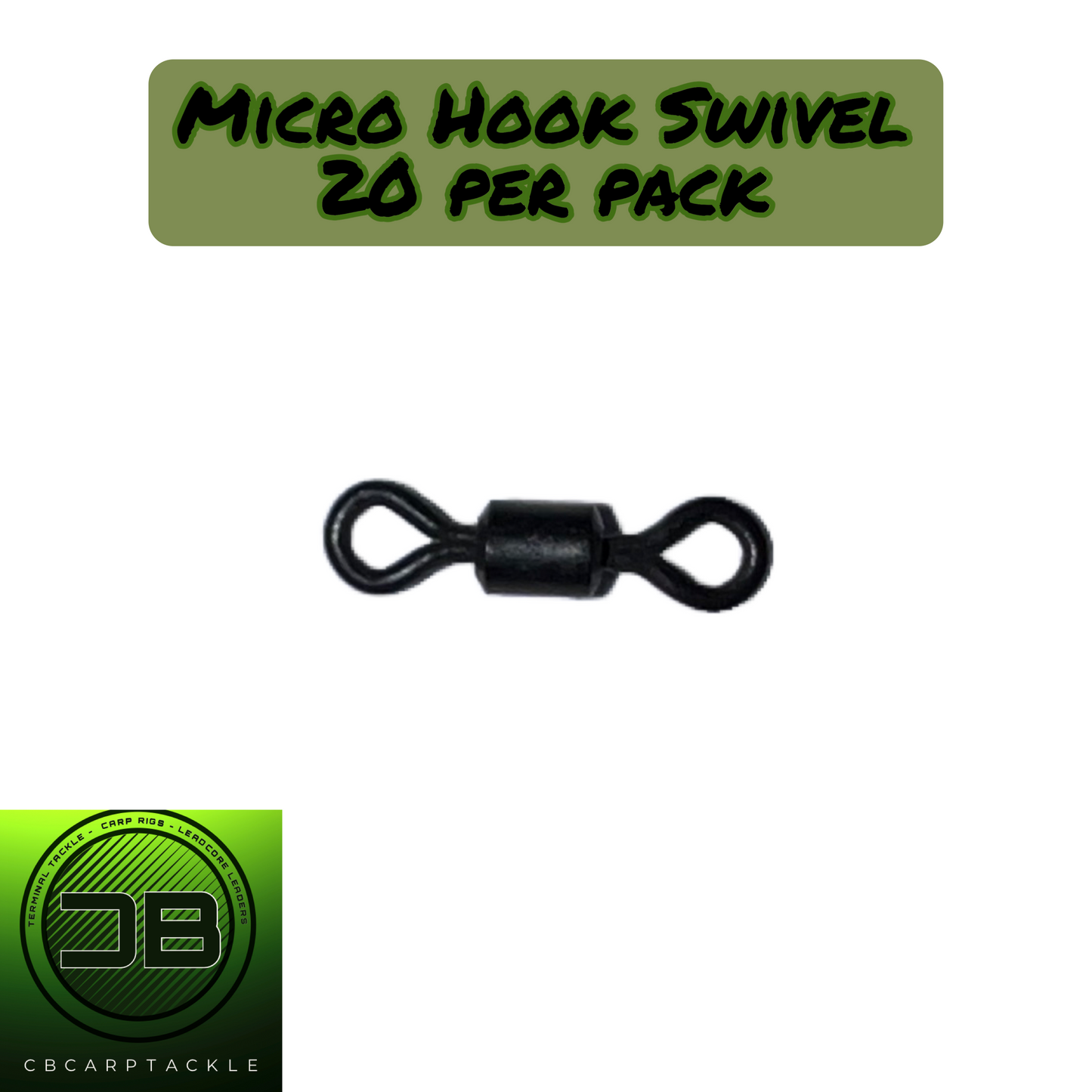 Micro hookbait swivel size 20